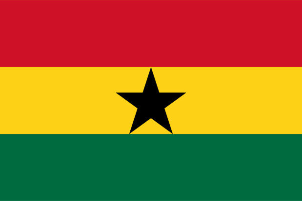 Flagge Ghana, Fahne Ghana
