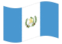 Animierte Flagge Guatemala