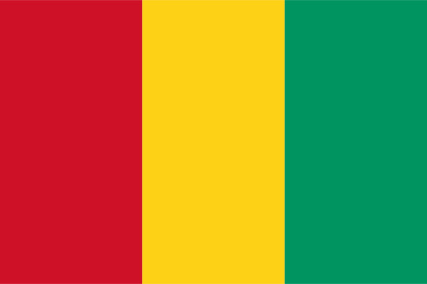 Flagge Guinea, Fahne Guinea