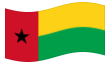 Animierte Flagge Guinea-Bissau