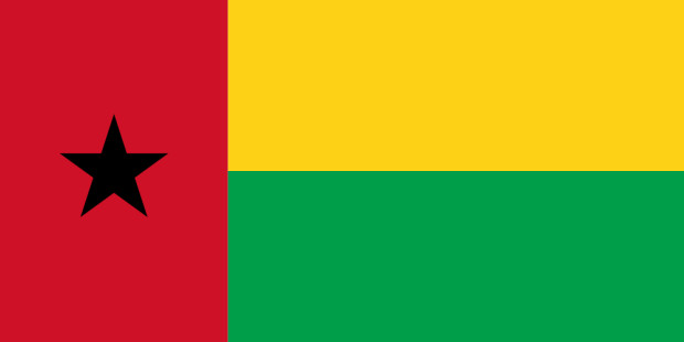 Flagge Guinea-Bissau, Fahne Guinea-Bissau