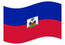 Animierte Flagge Haiti