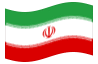 Animierte Flagge Iran