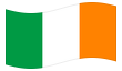 Animierte Flagge Irland