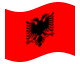 Animierte Flagge Albanien