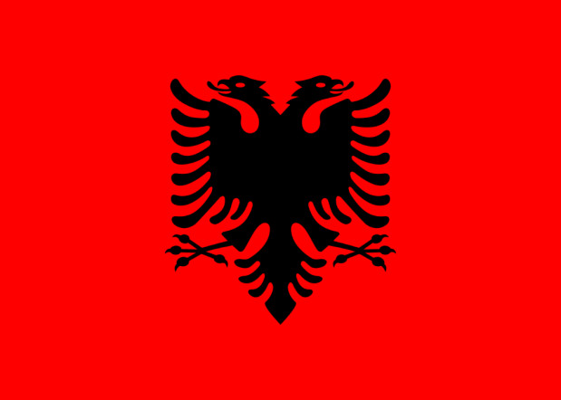 Flagge Albanien