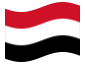 Animierte Flagge Jemen