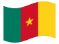 Animierte Flagge Kamerun