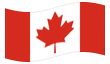 Animierte Flagge Kanada
