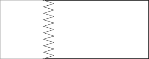 Umriss der Flagge Katar zum Ausmalen
