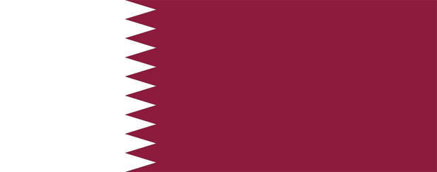 Flagge Katar, Fahne Katar