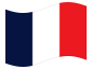 Animierte Flagge Frankreich