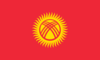 Flaggengrafiken Kirgistan
