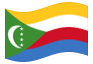 Animierte Flagge Komoren