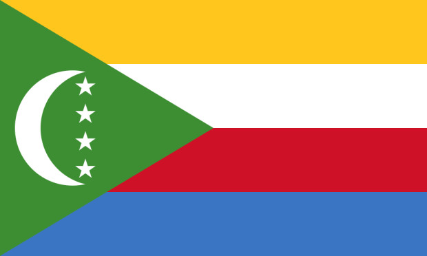 Flagge Komoren, Fahne Komoren