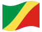 Animierte Flagge Kongo (Republik)