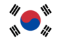 Flaggengrafiken Südkorea