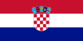 Flaggengrafiken Kroatien