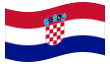 Animierte Flagge Kroatien
