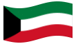 Animierte Flagge Kuwait