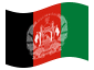 Animierte Flagge Afghanistan