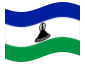 Animierte Flagge Lesotho