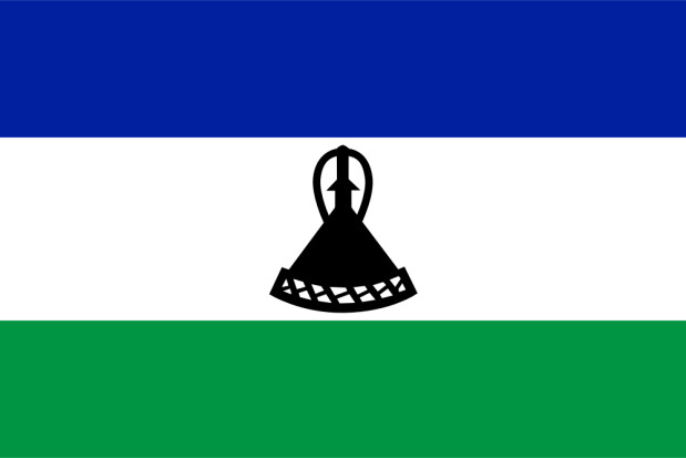 Flagge Lesotho, Fahne Lesotho