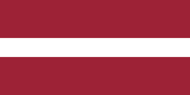 Flagge Lettland, Fahne Lettland