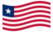 Animierte Flagge Liberia
