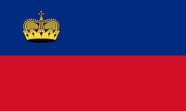 Fahne Liechtenstein