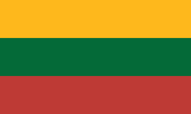 Flagge Litauen, Fahne Litauen
