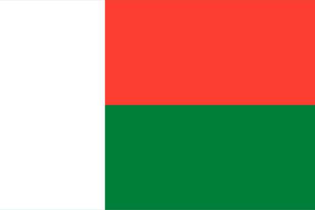 Flagge Madagaskar