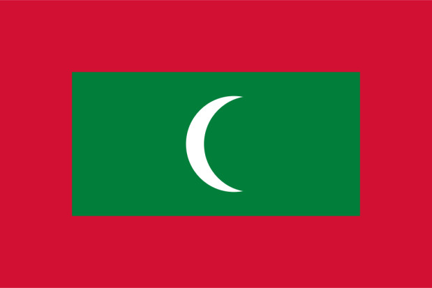 Flagge Malediven, Fahne Malediven