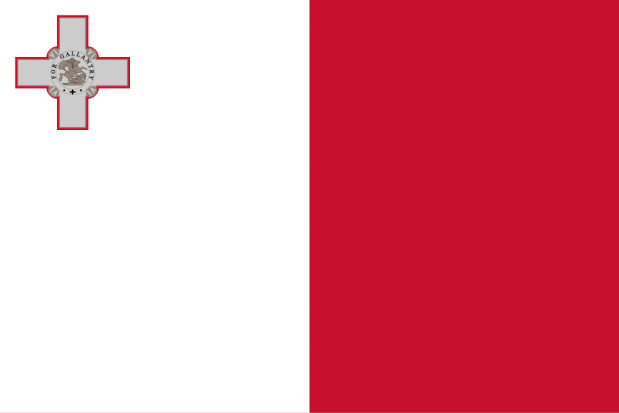 Flagge Malta, Fahne Malta