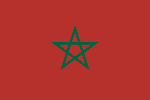 Flagge Marokko, Fahne Marokko