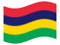 Animierte Flagge Mauritius