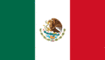 Flaggengrafiken Mexiko