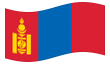 Animierte Flagge Mongolei