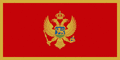 Flaggengrafiken Montenegro
