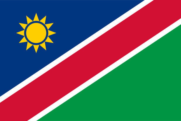 Flagge Namibia, Fahne Namibia