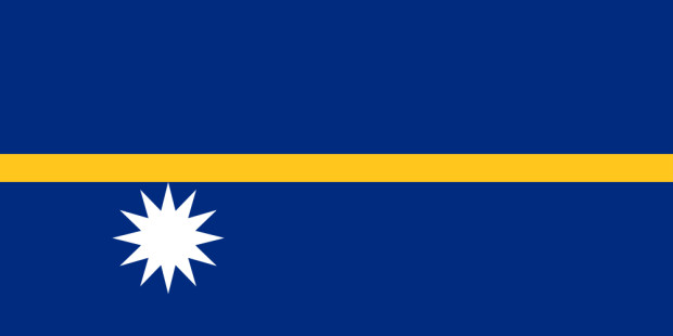 Flagge Nauru, Fahne Nauru