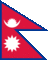 Flaggengrafiken Nepal