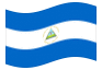 Animierte Flagge Nicaragua