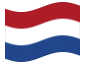 Animierte Flagge Niederlande