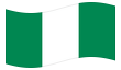 Animierte Flagge Nigeria