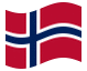 Animierte Flagge Norwegen