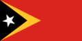 Flaggengrafiken Osttimor
