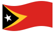 Animierte Flagge Osttimor