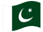 Animierte Flagge Pakistan
