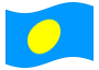 Animierte Flagge Palau